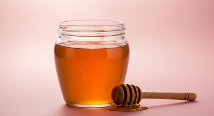 Honey jar studio shot