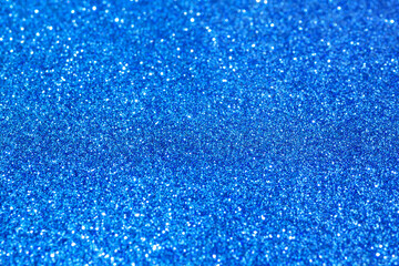 Obraz premium Abstract blue glitter sparkle texture background