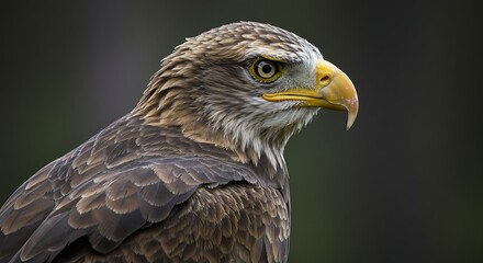 Obraz premium Eagle portrait closeup