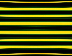 Abstract pattern of parallel, vibrant yellow and green stripes on a black background