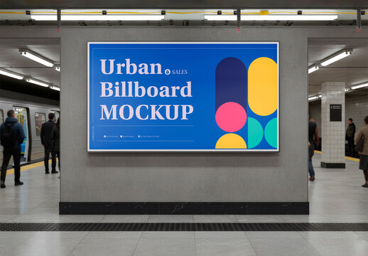 Urban Billboard Mockup