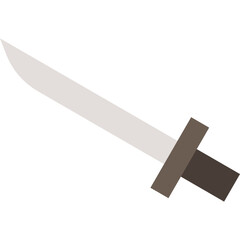 sword flat illustration
