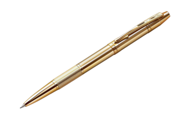 Golden Parker Pen Elegance Exquisite Writing Instrument Luxury Stationery Fine Gold Design Elegant