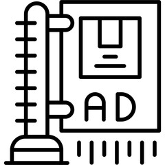 Advertising Icon Vector Element