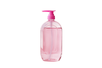 Pink Soap Dispenser Elegance Liquid Soap Beauty Hand Hygiene Antibacterial Skincare Black Background