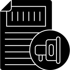Advertising Icon Vector Element