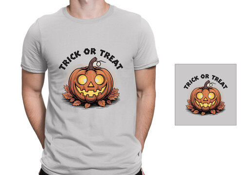 Pumpkin T Shirt Design