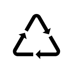 Recycle icon vector design templates simple and modern concept, isolated on white background