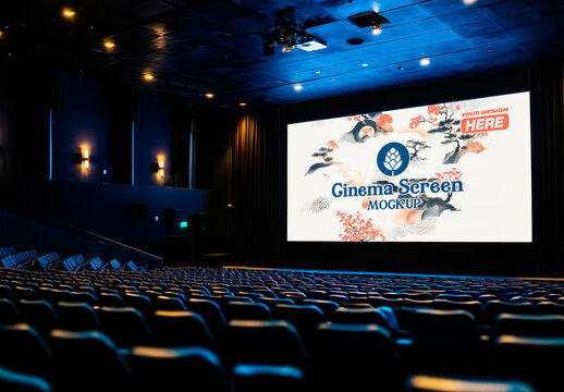 Cinema Screen Mockup