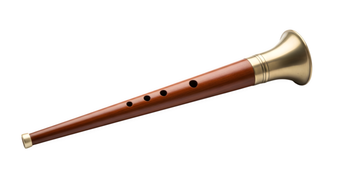 Isolated on transparent background, a rawanatha is a bowed stringed instrument