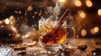 Hot spiced beverage image