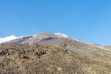 The scenic views of Mount Ararat, with an elevation of 5,137 m (16,854 ft), also known as Masis or...
