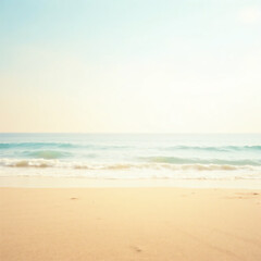 Obraz premium Minimalist Sand Beach