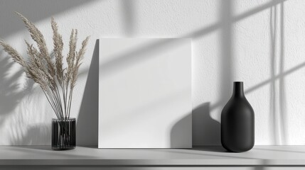 Blank canvas display