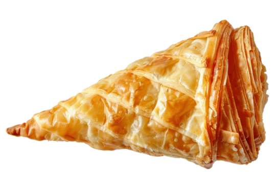 Crispy Phyllo Pastry Delight A Golden Triangle of Deliciousness Sweet Treat Authentic Dessert