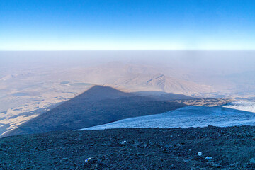 The scenic views of Mount Ararat, with an elevation of 5,137 m (16,854 ft), also known as Masis or...
