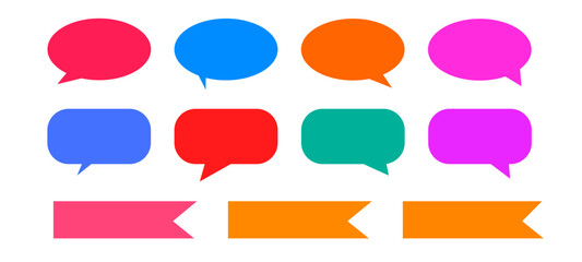 set of colorful balloons