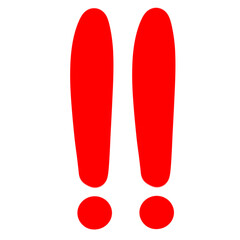 Red Exclamation Mark Set PNG