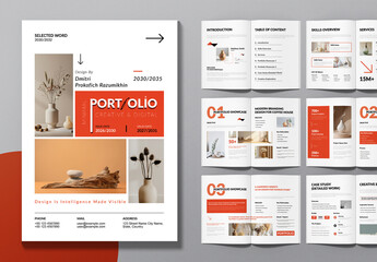 Minimal Creative Portfolio Template Layout