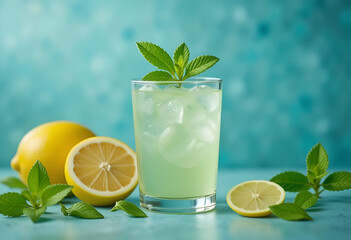 Fototapeta premium mojito cocktail with mint
