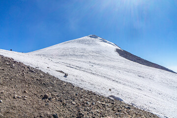The scenic views of Mount Ararat, with an elevation of 5,137 m (16,854 ft), also known as Masis or...