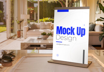 Table Roll Up Banners Mockup