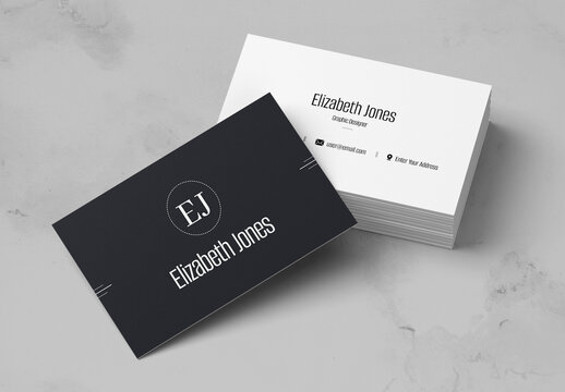 Business Card Template Layout