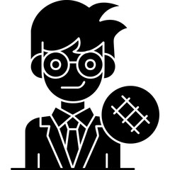 Stewardes Icon Vector Element