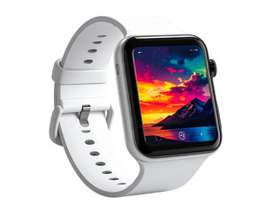 mobile phone with blue screen