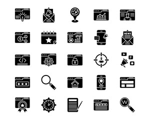 Marketing Line Vector Icons