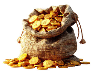 bag with coins