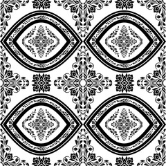 Geometric Ethnic Pattern Design Background or Wallpaper.