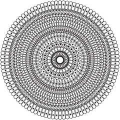 vector background mandala design for interior
