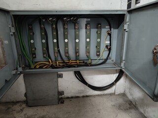 grounding cable panel of industrial machines
