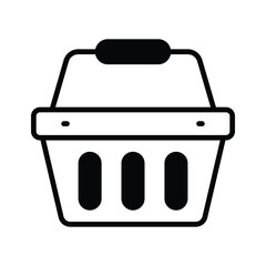 Take a look at this amazing flat icon of shopping basket