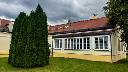 stadnina koni , zabudowa gospodarcza , skrawki