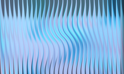 Obraz premium Abstract wavy vertical lines with blue and purple gradient effect