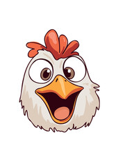 Vector illustration cheerful tiny bird character for kids