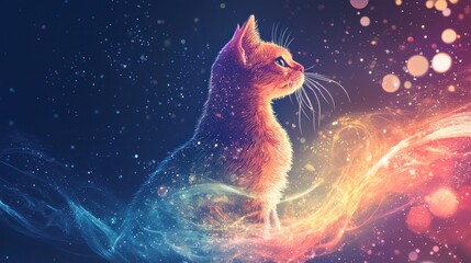 Cat fantasy art