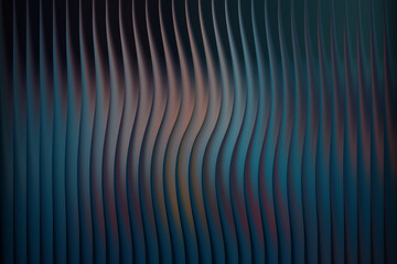 Abstract wavy vertical lines with a gradient of blue and pink colors