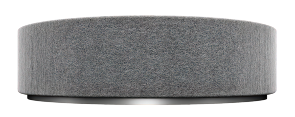 Abstract Gray and White Textured Cylinder