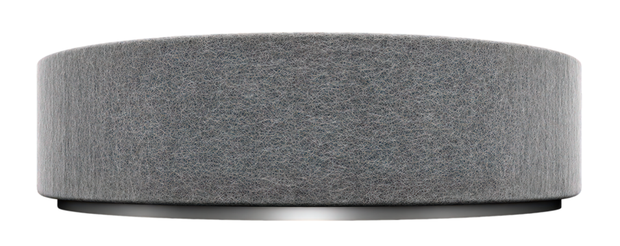 Abstract Gray and White Textured Cylinder