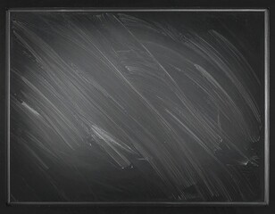 Blank, textured, gray chalkboard