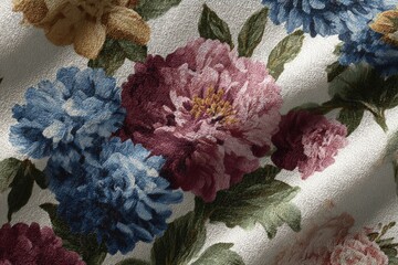 A stunning pink peony bouquet blossoms with beauty, a floral pattern of love and spring's gentle nature