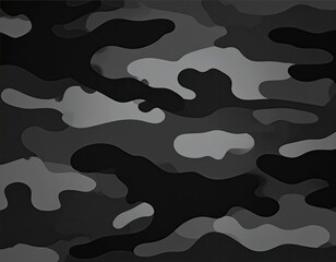 Abstract monochrome camouflage pattern (3)