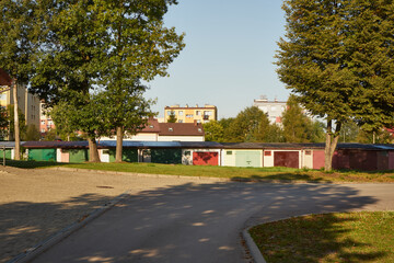 garaże,miasto 