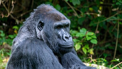 Obraz premium Gorilla in forest