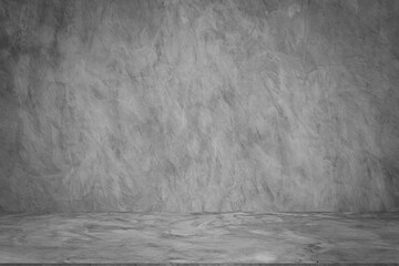wall cement interior background, studio and backdrops show texture concrete cement with color dark grey. background for text insertion and presentation product	
