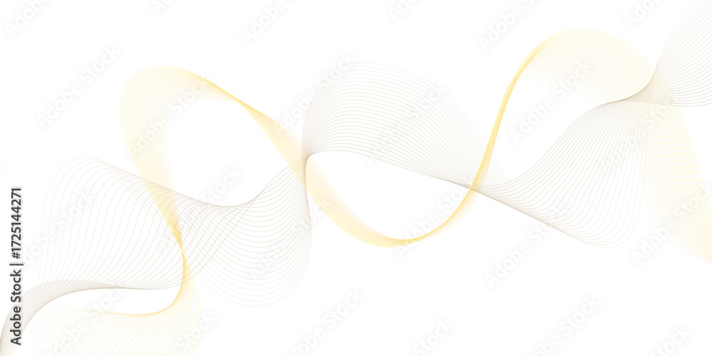 Fototapete a minimalistic abstract background featuring flowing, wavy lines in black and light blue. the lines 