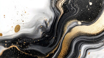 Abstract marbled design